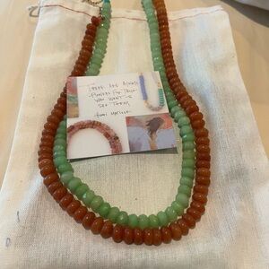 Erin McDermott Set of 2 Gemstone Necklaces for $40